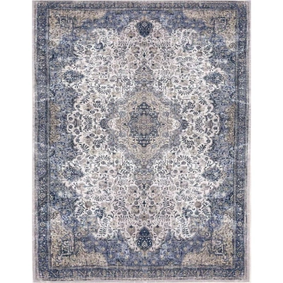 Modro-krémový pratelný bavlněný koberec 80x150 cm Oriental – Conceptum Hypnose