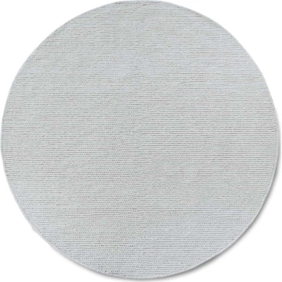 Světle šedý ručně tkaný vlněný kulatý koberec ø 200 cm Francois – Villeroy&Boch