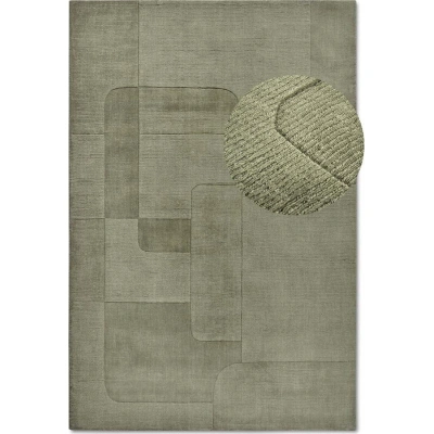 Zelený ručně tkaný vlněný koberec 120x170 cm Charlotte – Villeroy&Boch