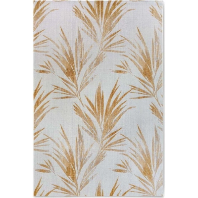 Venkovní koberec v bílé a zlaté barvě 200x285 cm Charles – Villeroy&Boch