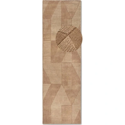 Béžový ručně tkaný vlněný běhoun 80x250 cm Ursule – Villeroy&Boch